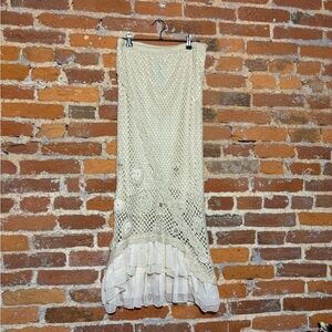 Early 2000s knit maxi skirt